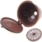 Capsule de caf� r�utilisable pour dolce gusto - hobby tech - marron