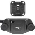 Capture clip v3 peak design noir avec plateau standard