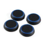 Capuchon de joystick - qiilu - 4pcs - silicone - compatible ps3 / ps4 / xbox - couleur bleu