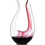 Carafe � d�canter en forme de u 15 l carafe � vin rouge sans plomb - carafe � d�canter en verre - cadeau ...