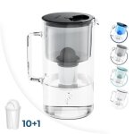 Wessper carafe filtrante en verre + 11 cartouche carafe deau capacité de 3 l filtres eau compatible avec ... Wessper carafe filtrante en verre + 11 cartouche carafe deau capacité de 3 l filtres eau compatible avec ...