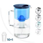 Wessper carafe filtrante en verre + 11 cartouche carafe deau capacité de 3 l filtres eau compatible avec ... Wessper carafe filtrante en verre + 11 cartouche carafe deau capacité de 3 l filtres eau compatible avec ...