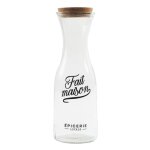 Carafe en verre design brooklyn 1l transparent