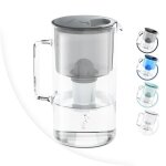 Wessper carafe filtrante en verre + 1 cartouche carafe deau capacité de 3 l filtres eau compatible avec ... Wessper carafe filtrante en verre + 1 cartouche carafe deau capacité de 3 l filtres eau compatible avec ...