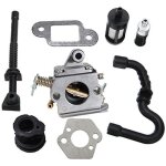 Carburateur & tuyau pour stihl 017 ms170 018 ms180 tron�onneuse 1130 - 120 - 0603 zama c1q - s57