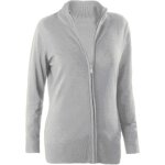 Cardigan femme zipp� kariban