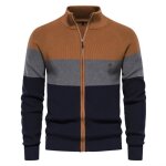 Cardigan hommecardigan homme automne hiver manche longuetricolore cardigan homme through avec fermeture ...