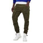 Cargos homme - g - star - rovic 3d - vert - tissu stretch twill - poches cargo