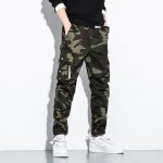 Cargo en pur coton pour hommes pantalon décontracté printemps et automne pantalons mode grande taille ... Cargo en pur coton pour hommes pantalon décontracté printemps et automne pantalons mode grande taille ...