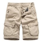 Shorts cargo hommes - cool vente chaude - coton - casual - pantalon court - kaki Shorts cargo hommes - cool vente chaude - coton - casual - pantalon court - kaki