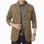 Cargo veste en coton homme mi - longue casual veste homme mi saison Cargo veste en coton homme mi - longue casual veste homme mi saison
