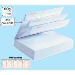 Enveloppes dl - gpv - 50 enveloppes - 110x220 mm - auto - adh�sives - pr�cas�es