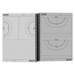 Carnet coach handball  spirales a5 sporti france - noir