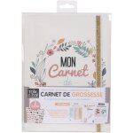 Carnet enfant future maman grossesse pu4006 blanc dore Carnet enfant future maman grossesse pu4006 blanc dore