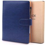 Carnet de notes - cuir - a5 - impermable - 200 pages - bleu