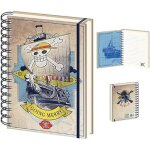 Carnet � spirale a5 - pyramid international - one piece - couverture rigide - �lastique - pages lign�es ...