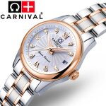 Montre bracelet femme carnival - quartz - etanche - rose