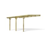 Carport adoss 1 voiture en bois - henri - cerland