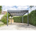 Carport aluminium trigano - libeccio - 16 m