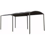 Carport en m�tal extensible mathis - 303 / 566 x 295 x 240 cm - gris