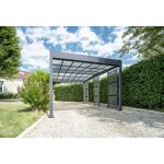 Carport aluminium trigano - libeccio + 3 claustras - 16 m² Carport aluminium trigano - libeccio + 3 claustras - 16 m²