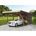 Carport - solid - combination 4064x7064cm - bois massif - rectangulaire - abri de rangement Carport - solid - combination 4064x7064cm - bois massif - rectangulaire - abri de rangement