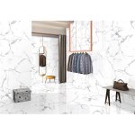 Carrelage effet marbre 60x120cm modle modern statuario brillant - paquet de 1. 44 m2