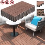 Carrelage - yrhome - 12 pcs - wpc - 30x60 cm - antid�rapant - r�sistant � lhumidit�