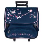 Cartable � roulettes lola espeleta butterfly 2 compartiments 38cm