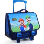 Cartable à roulettes super mario 41 cm haut de gamme Cartable à roulettes super mario 41 cm haut de gamme