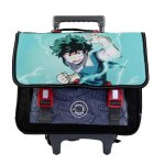 Cartable  roulettes my hero academia manga 41 cm - 2 cpt