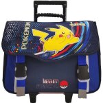 Cartable  roulettes pokemon team pikachu 41 cm - 2 cpt