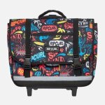 Cartable à roulettes rip curl garçon - 38 cm - 2 cpt Cartable à roulettes rip curl garçon - 38 cm - 2 cpt