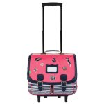 Cartable  roulettes tanns 41 cm - les fantaisies - collection 2024