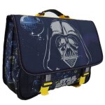 Cartable - star wars - dark vador - 41 cm - 2 compartiments - mixte - noir