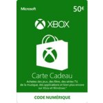 Carte cadeau xbox 50 (en tlchargement)