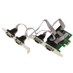 Kalea - informatique carte controleur pci express (pcie) s�rie rs232 4 ports - chipset asix ax99100 - ...