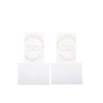 Cartes et enveloppes - jour de fete - marraine et parrain - 10 x 15 cm - blanc - design �pur�