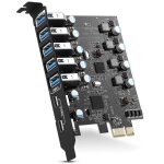 Carte dextension 7 ports pci - e vers usb 3. 0 carte dextension pci express usb 3. 2 convertisseur de ...
