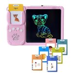 Jouets dapprentissage - pimpimsky - ardoise magique - 510 mots - couleur rose - facile � utiliser