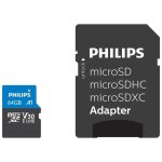 Carte flash - philips - microsdxc - 64 go - classe 10 - uhs - i - v30