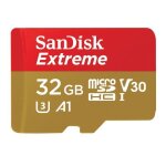 Carte sdhc extreme - sandisk - 32gb - a1 / v30 / u3 - 100mb / s - mobile gaming