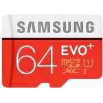 Carte mmoir samsung evo plus 64 go micro sd sdhc / sdxc class 10 + adapteur