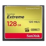 Carte mmoire flash - sandisk - extreme cf120mb / s 85mb / s 128gb