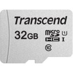 Carte mmoire flash transcend 300s - 32 go - uhs - i u1 / class10 - micro sdhc
