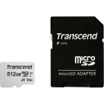 Transcend premium 300s carte microsdxc 512 gb class 10 uhs - i uhs - class 3 v30 video speed class a1 ...