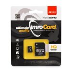 Carte m�moire imro microsd (transflash) sd 4 gb avec adapter
