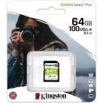 Carte m�moire kingston canvas select plus sd - sds2 / 64go 64go classe 10 uhs - i 100mo / s
