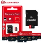 Carte mmoire micro - sd - 100% rel - 64 go - classe 10 - vitesse de lecture 15 - 30 mo / s - adaptateur ...