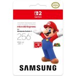 Carte mmoire micro sd express 256go samsung pour nintendo switch 2